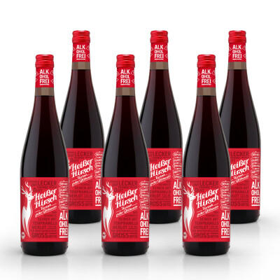 HEISSER HIRSCH - ALKOHOLFREI ROT (6 Fl. BIO)